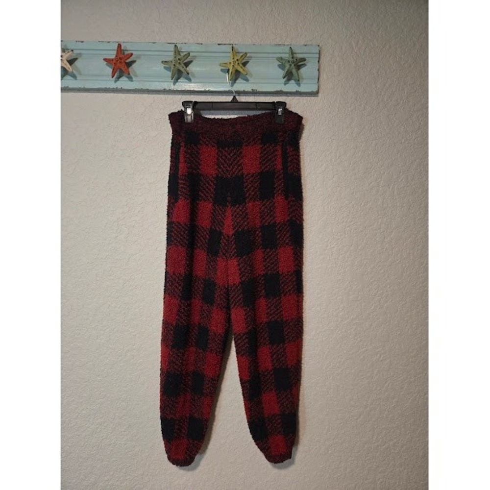 Skims‎ Buffalo Plaid Sherpa Joggers